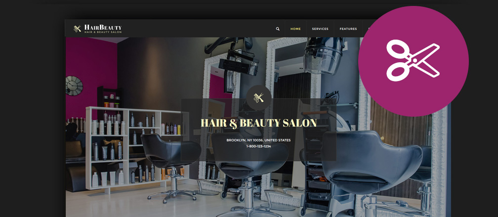 55 Best Hairdresser Hair Salon Barber Shop Wordpress Themes 2017