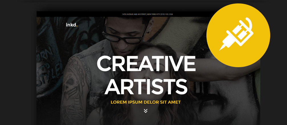 Tattoo Studio Wordpress Theme Free Download