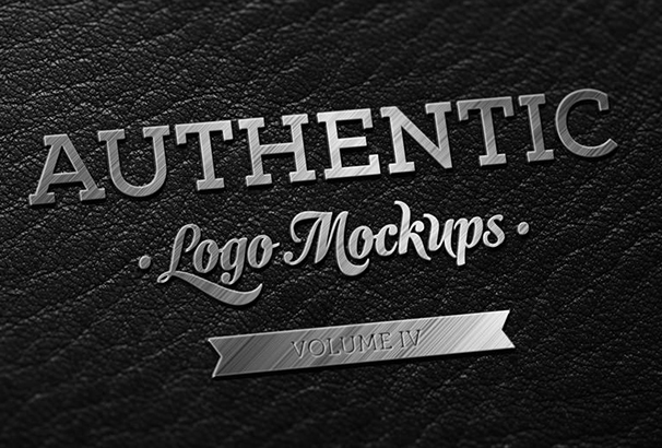 dark-leather-metallic-finish-logo-mockup